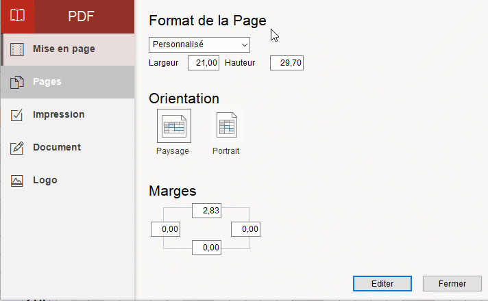 Editeur PDF