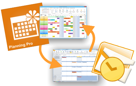 Outlook synchronisation avec le planning