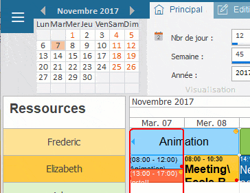 Fonctionnalités de SodeaSoft Planning Pro