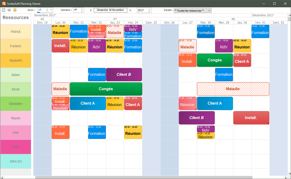 logiciel planning viewer