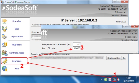 Changer le PORT de connection