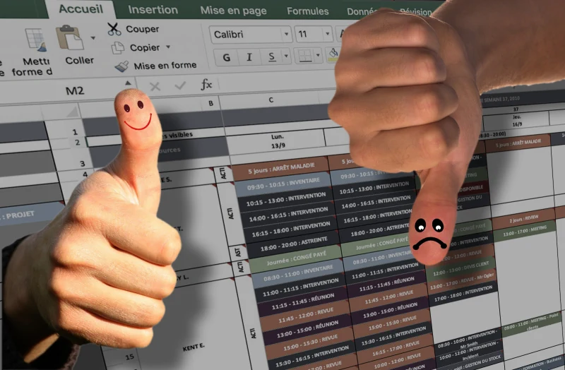 Exemple de planning excel partagé