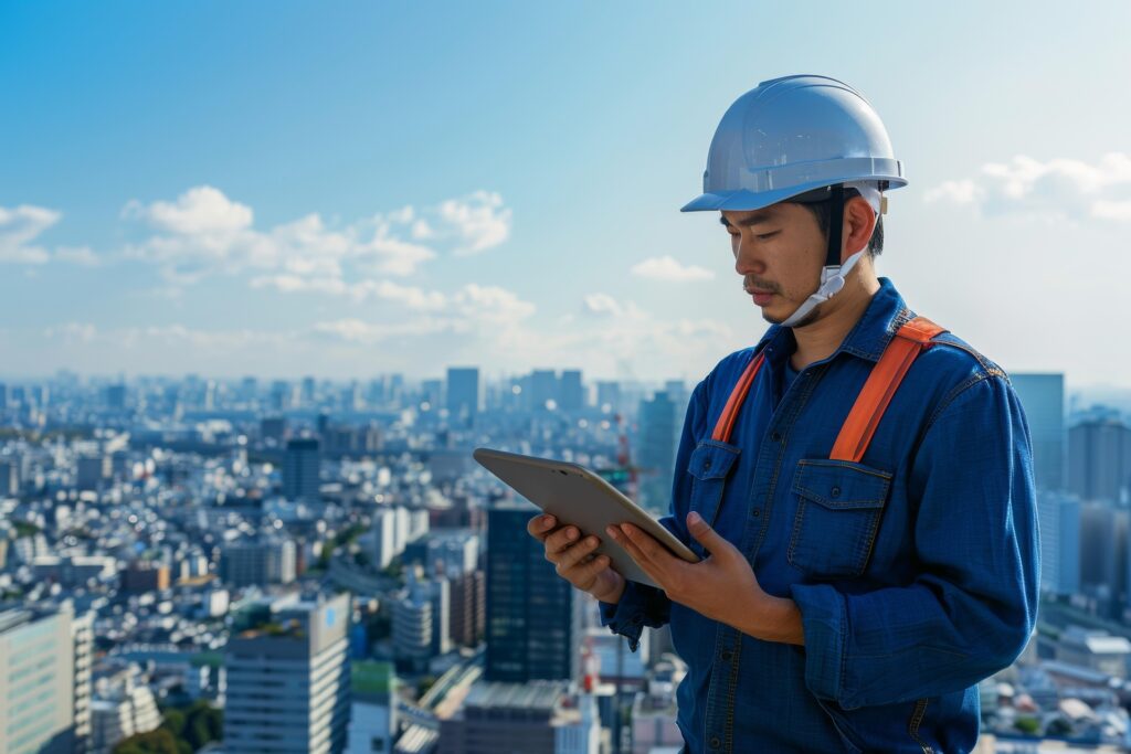 Pointage mobile par smartphone sur chantier