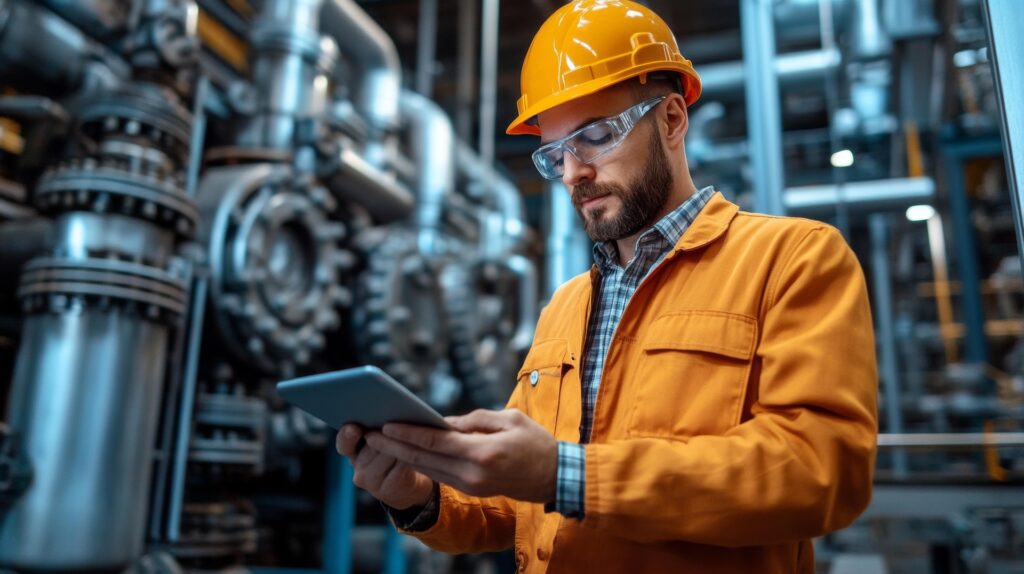 Pointage des heures sur un chantier BTP / industrie